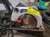 QUANTITY OF POWER TOOLS INCLUDING: OZITO CIRCULAR SAW. OZITO ANGLE GRINDER. BLACK AND DECKER SANDER. WORKZONE SHARPENER AND OZITO SPRAY GUN (MISSING CONTAINER). - 2