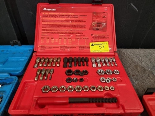 SNAP-ON 48 PIECE RETHREADING SET (FRACTIONAL AND METRIC).