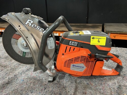 HUSQVARNA K970 PETROL DRIVEN DEMOLITION SAW.