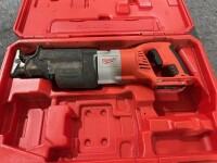 MILWAUKEE 0719 CORDLESS RECIPROCATING SAW. SKIN ONLY AND CARRY CASE