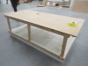 3 X TIMBER WORKBENCHES - 2