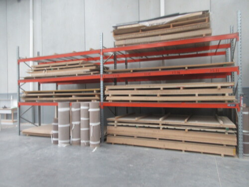 QUANTITY OF MDF SHEETS & LAMINEX SHEETS.