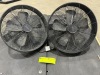 BREEZE 41CM WALL FAN IN BLACK X 2 - 2