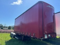 2018 MAXITRANS ST3 ROADTRAIN TRAILER B DOUBLE. CURTAINSIDE TRAILER. SUSPENSION AIRBAG ATM 38 TONNE. TRI AXLE VIN 6F80000000B095685. REG YN25WR. HUB-O-METER:NOT LEGIBLE. THIS TRAILER WILL BE SOLD UNREGISTERED AND WITHOUT PLATES.