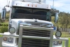 2019 FREIGHTLINER GLIDER 122SD PRIME MOVER. AXLE TYPE: 6X4. DIESEL ENGINE. FREIGHTLINER 18 SPEED MANUAL TRANSMISSION. SLEEPER CABIN. WHITE CABIN FITTED WITH AERO KIT. REG: XN14JQ. VIN: 1FVJGVDR6FLGA3745. KLM: 847569 (SHOWING). GVM: 26.5 TONNE. GCM: 55 TON - 5