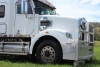 2019 FREIGHTLINER GLIDER 122SD PRIME MOVER. AXLE TYPE: 6X4. DIESEL ENGINE. FREIGHTLINER 18 SPEED MANUAL TRANSMISSION. SLEEPER CABIN. WHITE CABIN FITTED WITH AERO KIT. REG: XN14JQ. VIN: 1FVJGVDR6FLGA3745. KLM: 847569 (SHOWING). GVM: 26.5 TONNE. GCM: 55 TON - 10