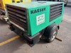 2016 KAESER M43 TRAILER MOUNTED 150CFM DIESEL POWERED COMPRESSOR WITH SINGLE HOSE AND REEL - 4