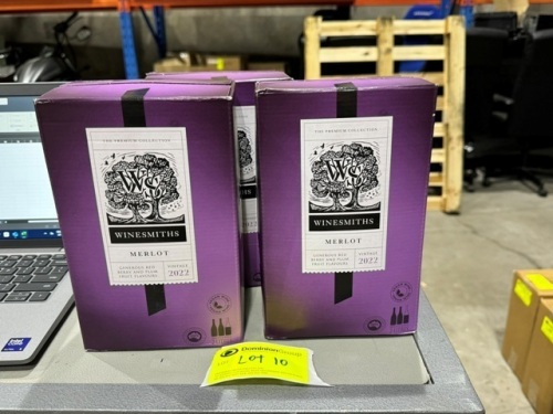 3 X 2022 WINESMITHS MERLOT CASKS