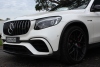 05/2018 MERCEDES AMG GLC 63 V8 SUV. TURBO PETROL. 9 SPEED AUTOMATIC TRANSMISSION. REGO DYN95H. ODOMETER 148697 (SHOWING). VIN WDC2539892F456830. 2 ZONE CLIMATE CONTROL. PUSH BUTTON START. BLACK & RED LEATHER ELECTRIC SEATS. DRIVER & PASSENGER SEATS WITH - 3