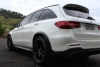 05/2018 MERCEDES AMG GLC 63 V8 SUV. TURBO PETROL. 9 SPEED AUTOMATIC TRANSMISSION. REGO DYN95H. ODOMETER 148697 (SHOWING). VIN WDC2539892F456830. 2 ZONE CLIMATE CONTROL. PUSH BUTTON START. BLACK & RED LEATHER ELECTRIC SEATS. DRIVER & PASSENGER SEATS WITH - 6
