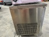 SANDEN INTERCOOL REFRIGERATED SHOWCASE. MODEL: SPC-1206. SERIAL: SPC 1206C-190200002. 220-240 VOLT. TWO DOOR. STAINLESS STEEL. ON CASTORS. TWO WIRE SHELVES. APPROX: 1200MM (W) X 600MM (D) X 850MM (H). - 3