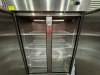 1 X COMMERCIAL BEST TOP UPRIGHT FREEZER. STAINLESS STEEL 4 DOOR. 1010 LITRE CAPACITY. MODEL CRT48-2. FITTED WITH SELF CONTAINED MOTOR. - 2