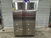 1 X 2022 COMMERCIAL QUIPWELL UPRIGHT FREEZER. STAINLESS STEEL 2 DOOR. 900 LITRE. MODEL TSC10. SERIAL NUMBER YBF921SAU2100322100800070009. FITTED WITH SELF CONTAINED MOTOR.