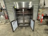 1 X BEST TOP UPRIGHT COMMERCIAL REFRIGERATOR. STAINLESS STEEL 4 DOOR. MODEL CFT48-4. 1010 LITRE. FITTED WITH SELF CONTAINED MOTOR. - 2