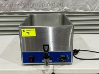 1 X BERKO STAINLESS STEEL BAIN MARIE. SINGLE TAP WITH SIDE VENTS. 240 VOLT. MODEL 1110103. SERIAL NUMBER 2402000057.