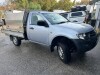 11/2012 (COMPLIED) MITSUBISHI TRITON GL 4 X 2 SINGLE CAB CHASSIS. 2.4LT 4 CYLINDER PETROL ENGINE. 5 SPEED MANUAL TRANSMISSION. FULL ELECTRICS. 1 X KEY. NO BOOKS. FITTED WITH 2.4MT ALUMINIUM DROP SIDE TRAY BODY. TOOL BOX. TOW BAR. KLM: 157266 (SHOWING). RE