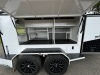 2021 SMU CUSTOM TRAILER. REGO TS19FU. VIN 6T9T20V86MAJ6Y002. GVM 3200KG. DUAL AXEL. 18 INCH ALLOY WHEELS. 2 X SOLAR PANELS. PULL OUT DRAW REFRIGERATOR. 2 X PULL OUT DRAWERS 550W X 1800L X 230D. 2 X PULLOUT DRAWERS 365W X 640L X 200D. 4 X ADJUSTABLE LED LI - 15