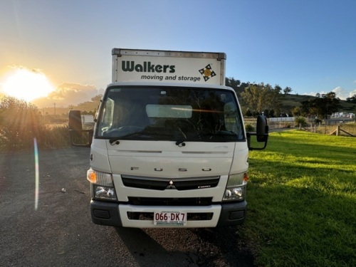 07/2018 FUSO CANTER. FITTED WITH 4.3MT PANTECH BODY. DIESEL. AUTOMATIC TRANSMISSION. REGO 066 DK7. VIN JLFFEB21EOKJ31880. ODOMETER 152135 (SHOWING) GVM 4500. GCM 8000. ELECTRIC WINDOWS. HYDRALIC TAIL LIFTER. MINOR SCRATCHES ON BOTH SIDES. LEFT HAND FRONT 