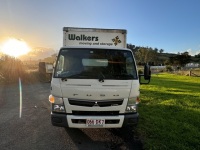07/2018 FUSO CANTER. FITTED WITH 4.3MT PANTECH BODY. DIESEL. AUTOMATIC TRANSMISSION. REGO 066 DK7. VIN JLFFEB21EOKJ31880. ODOMETER 152135 (SHOWING) GVM 4500. GCM 8000. ELECTRIC WINDOWS. HYDRALIC TAIL LIFTER. MINOR SCRATCHES ON BOTH SIDES. LEFT HAND FRONT 