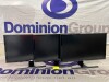3 X SAMSUNG 28 INCH LED MONITOR. MODEL U28E590D. 4K ULTRA HD. EYE SAVER MODE. PICTURE IN PICTURE. 16.9 ASPECT RATIO. WITH POWER CORD.