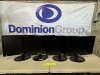 4 X SAMSUNG MONITOR. MODEL S22C300B. 24 INCH SCREEN. POWERS ON. PLEASE NOTE NO POWER CORDS. (USED).