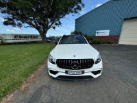 05/2018 MERCEDES AMG GLC 63 SUV. POWERED BY A V8 TURBO PETROL ENGINE. AUTOMATIC TRANSMISSION. REGO: DYN95H. KLM: 148697 (SHOWING). VIN: WDC2539892F456830. CLIMATE CONTROL. LEATHER ELECTRIC SEATS. DRIVER & PASSENGER SEATS WITH MEMORY. MEDIA CENTRE. REVERS